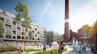 Echo Investment starts Fuzja construction on the site of the former Scheibler factory