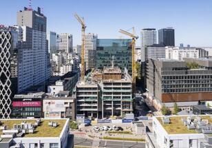 The Growth of Studio A Office Building in Warsaw: Skanska Reaches New Milestones