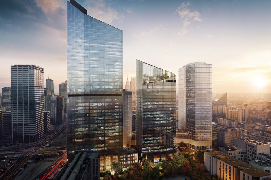 Skyliner II reaches halfway point – Warsaw’s skyline keeps growing