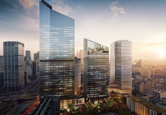 Skyliner II reaches halfway point – Warsaw’s skyline keeps growing
